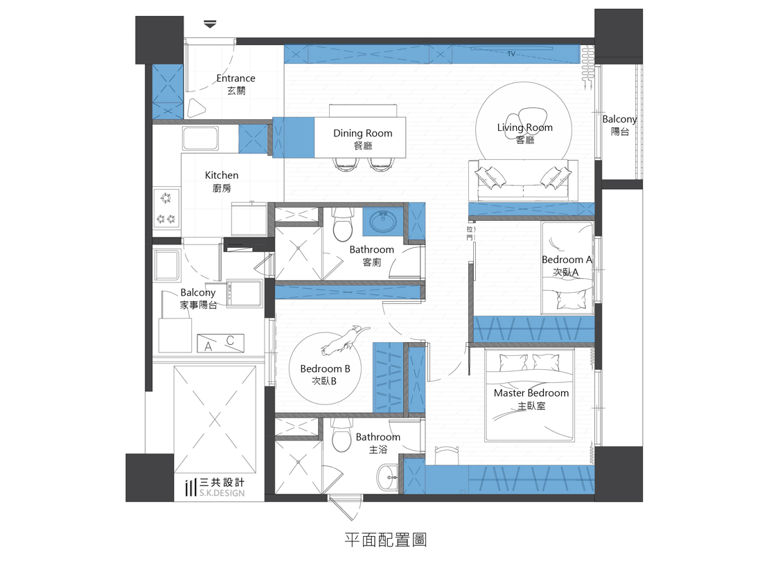 藏之名山-超大收納的25坪經典三房二廳書卷宅 專案介紹